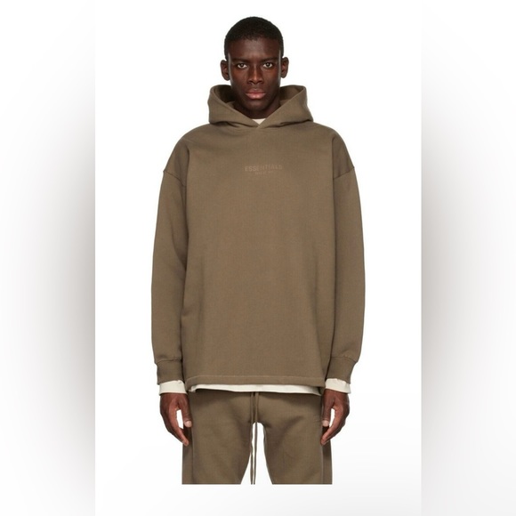 Fear of God Essentials Hoodie Wood (2022) - Picture 4 of 7